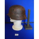 WWII German Helmet in Relic Condition