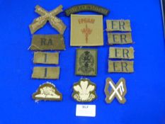 Assorted British Cloth Badges