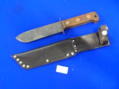 British Wooden Handled Combat Knife (WD Arrow dated 1993 on Handle)