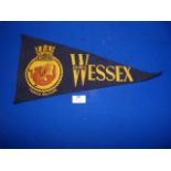 HMS Wessex Pennant ~43x22cm