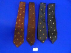 Four Regimental Ties