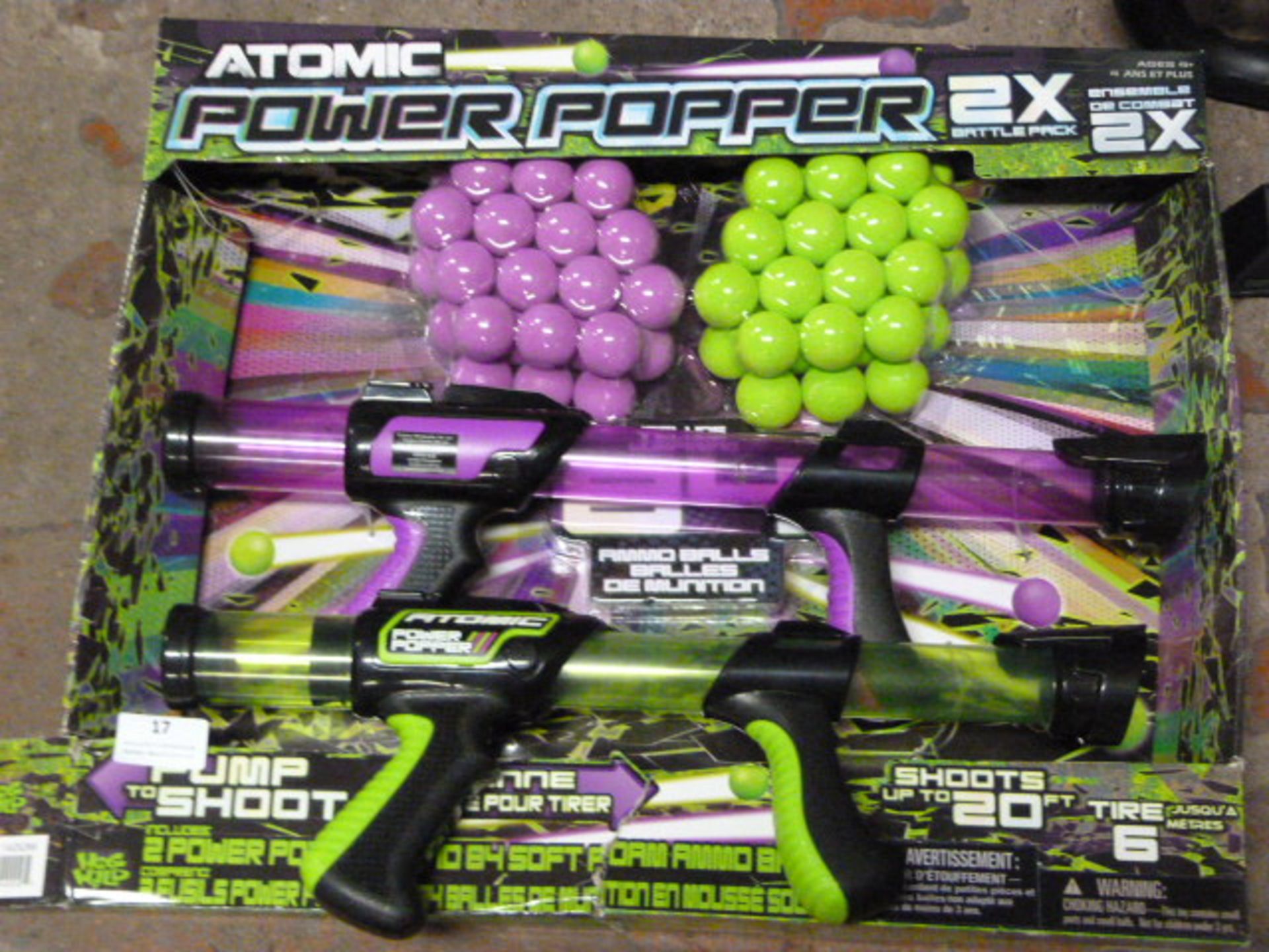 *Atomic Power Popper 2X Battle Pack