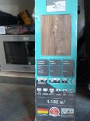 *Pack of Walnut Laminate Flooring 1.162m²