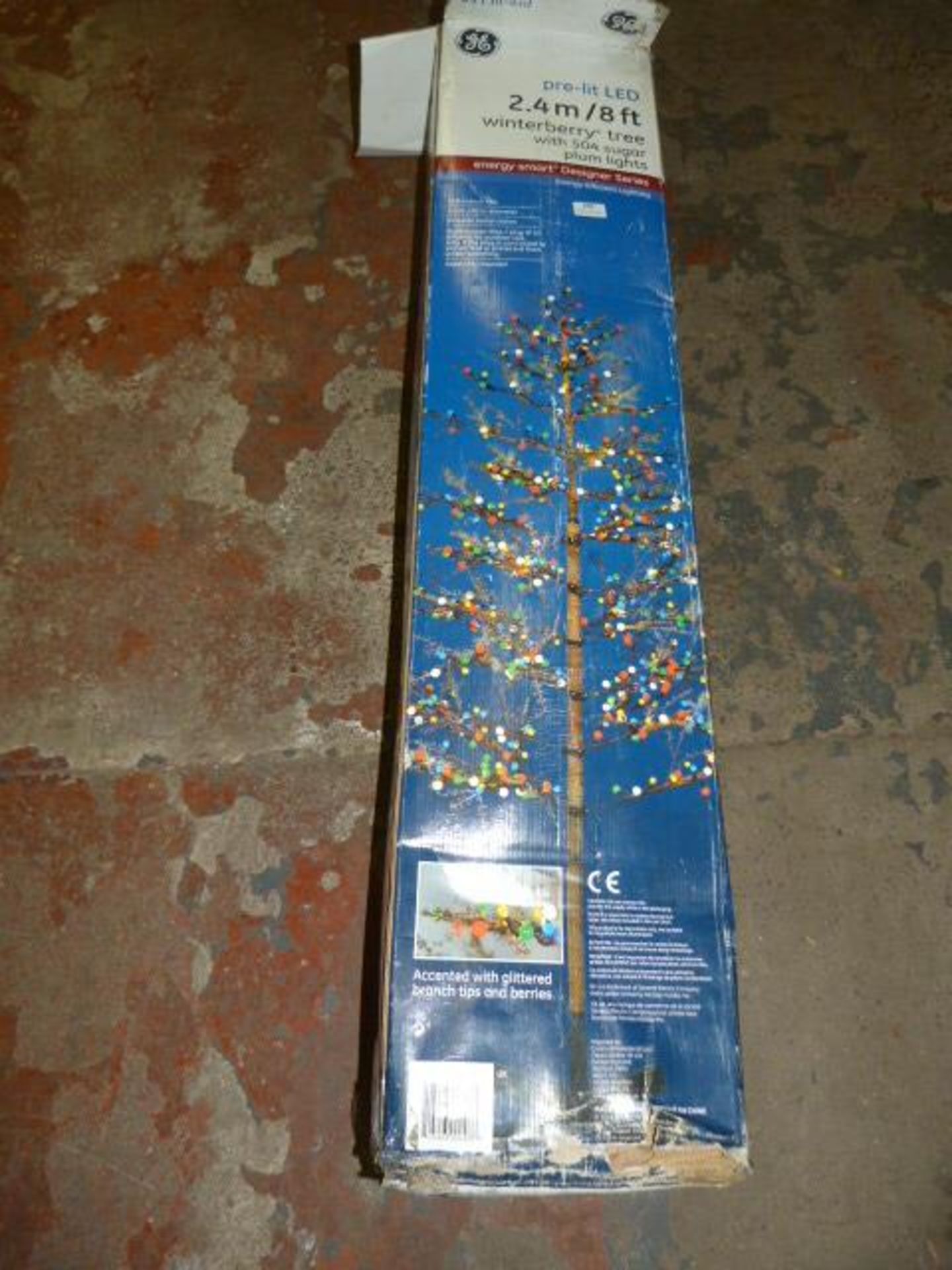 *2.4m/8ft Pre-Lit LED Christmas Tree