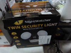 *Night Watcher Twin Security Light