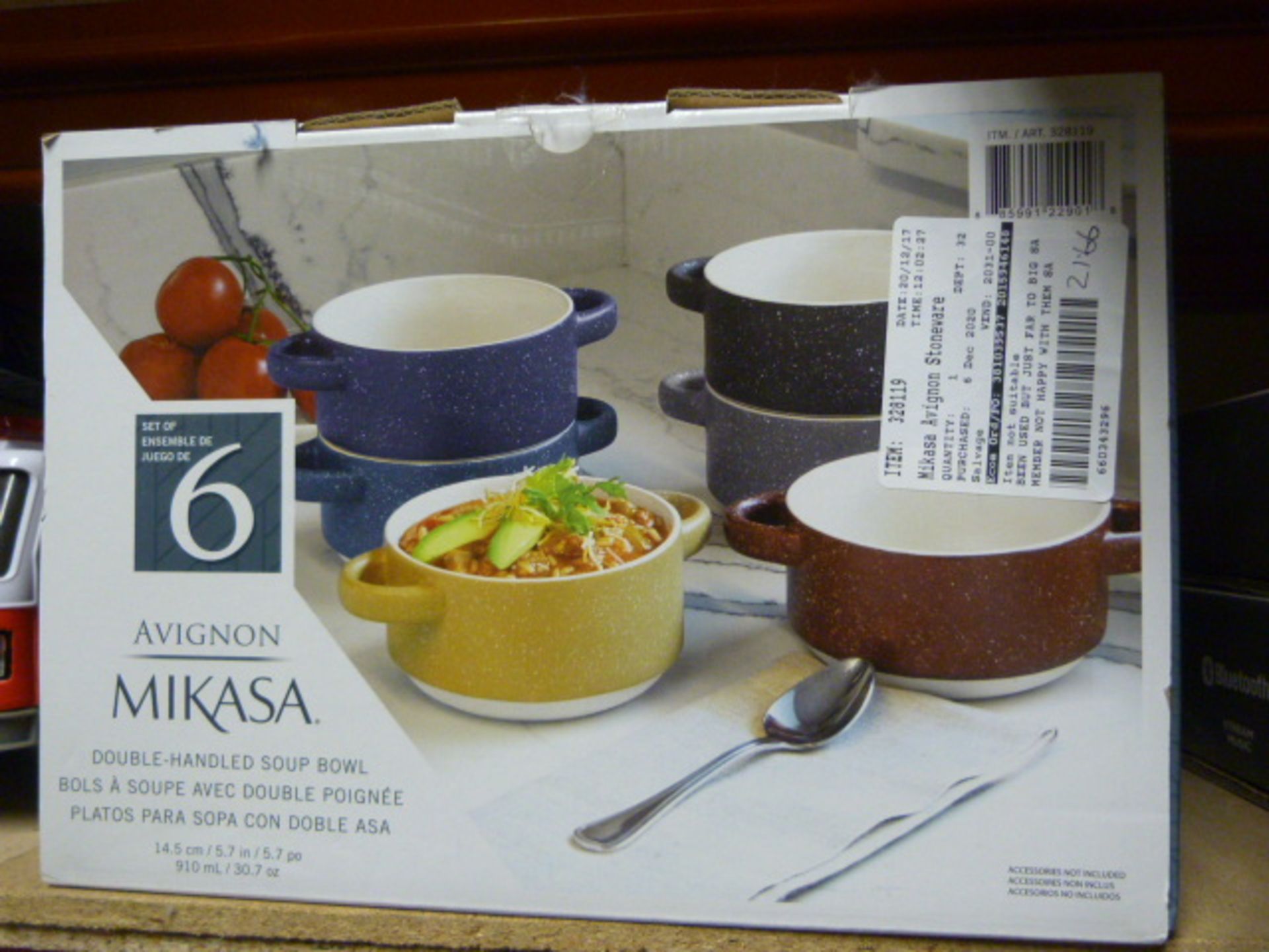 *Mikasa 6pc Stoneware Bowl Set