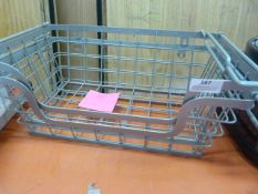 *Pair of Metal Wall Hanging Storage Baskets