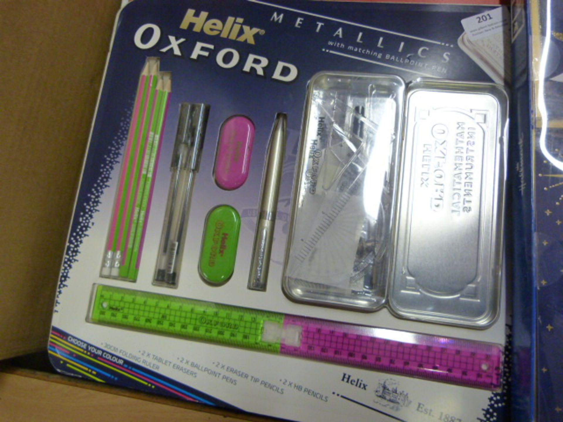 *Oxford Helix Metallic Drawing Set with Matching B