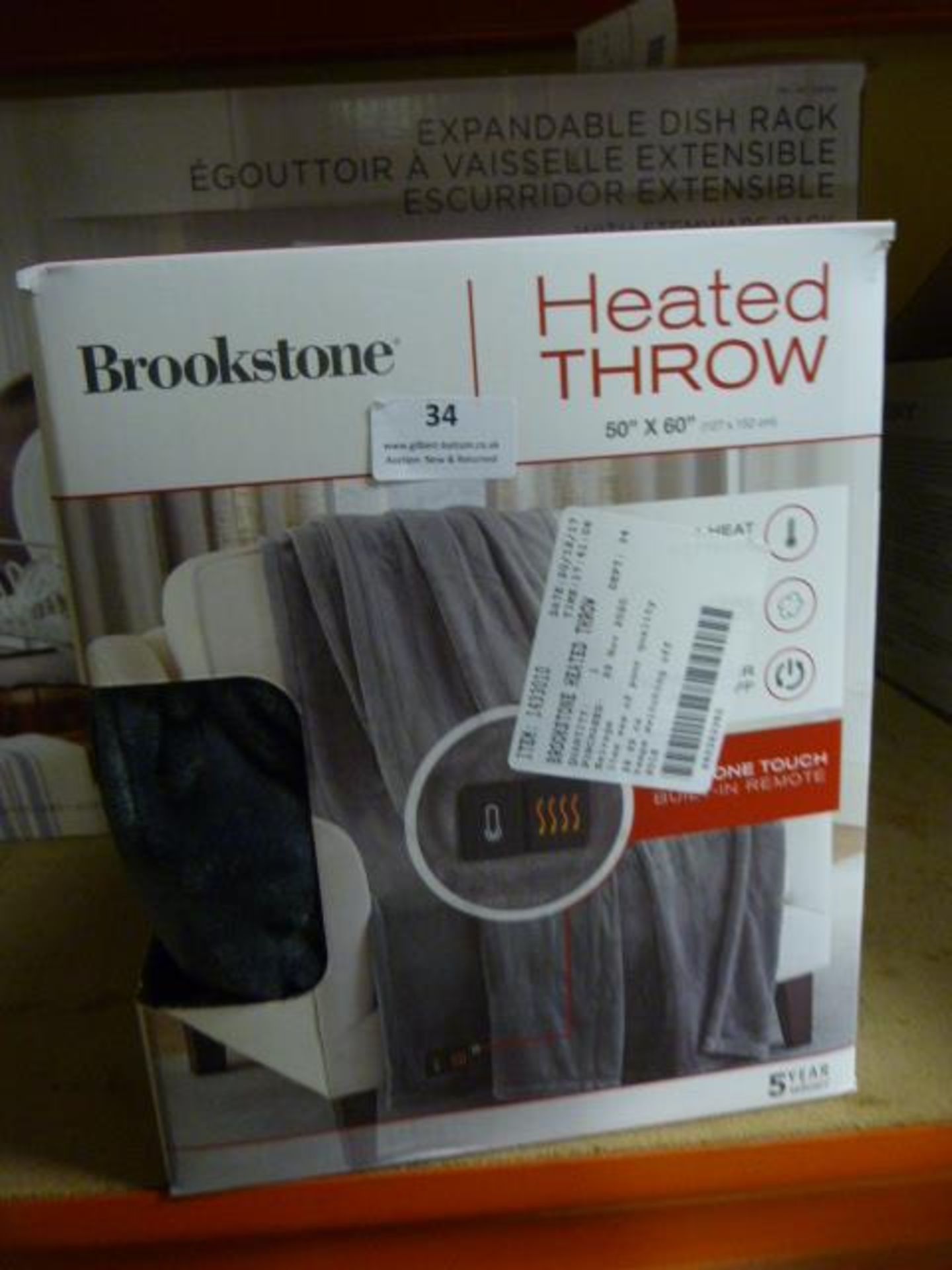 *Brookstone Heated Throw