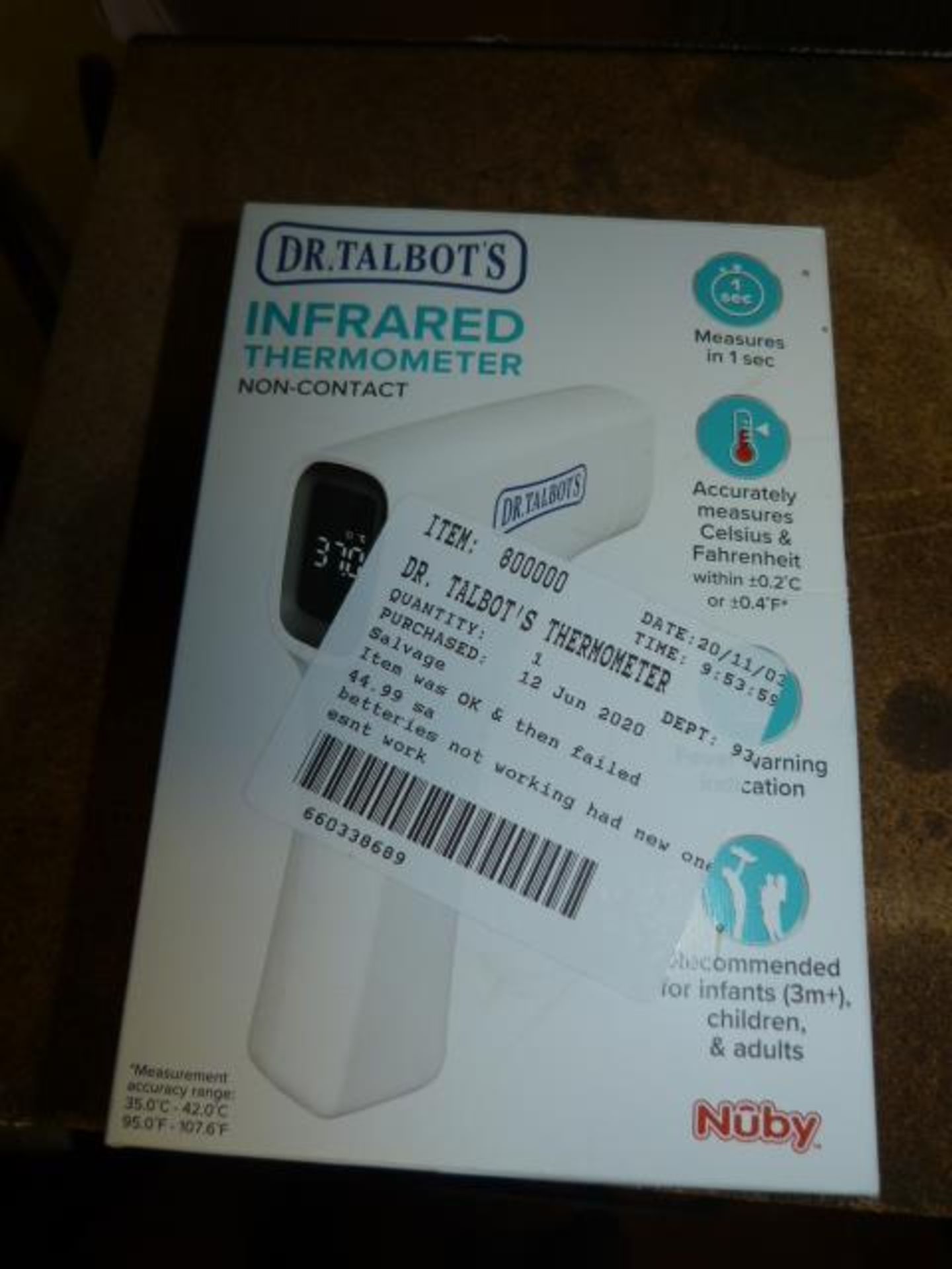 *Dr. Talbots Infrared Thermometer