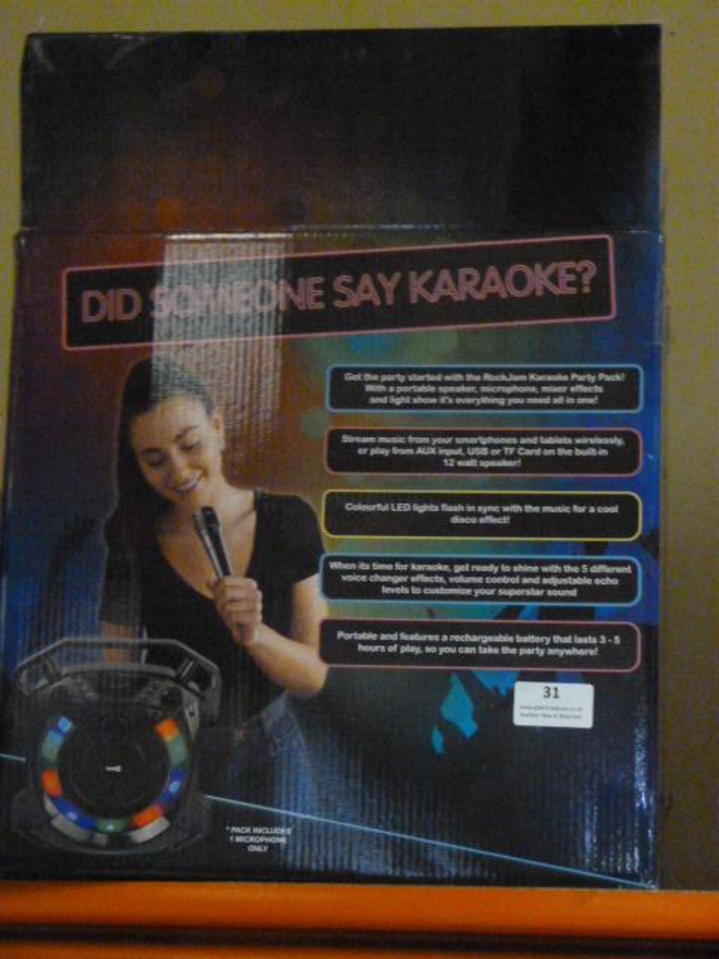 *Rockjam Karaoke Party Pack Speaker