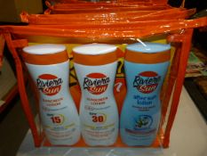 *Six 6 Packs of 3 Riviera Sunscreen Lotions