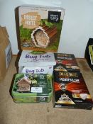*Insect Hotel, Bug Tub, Insect House and Two Boxes of Mouse Killer