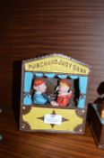 Punch & Judy Cast Iron Money Box