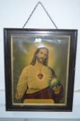 Period Framed Print of Christ