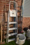 Three Folding Step Ladders