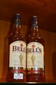 Two 1L Bottles of Bell's Scotch Whisky