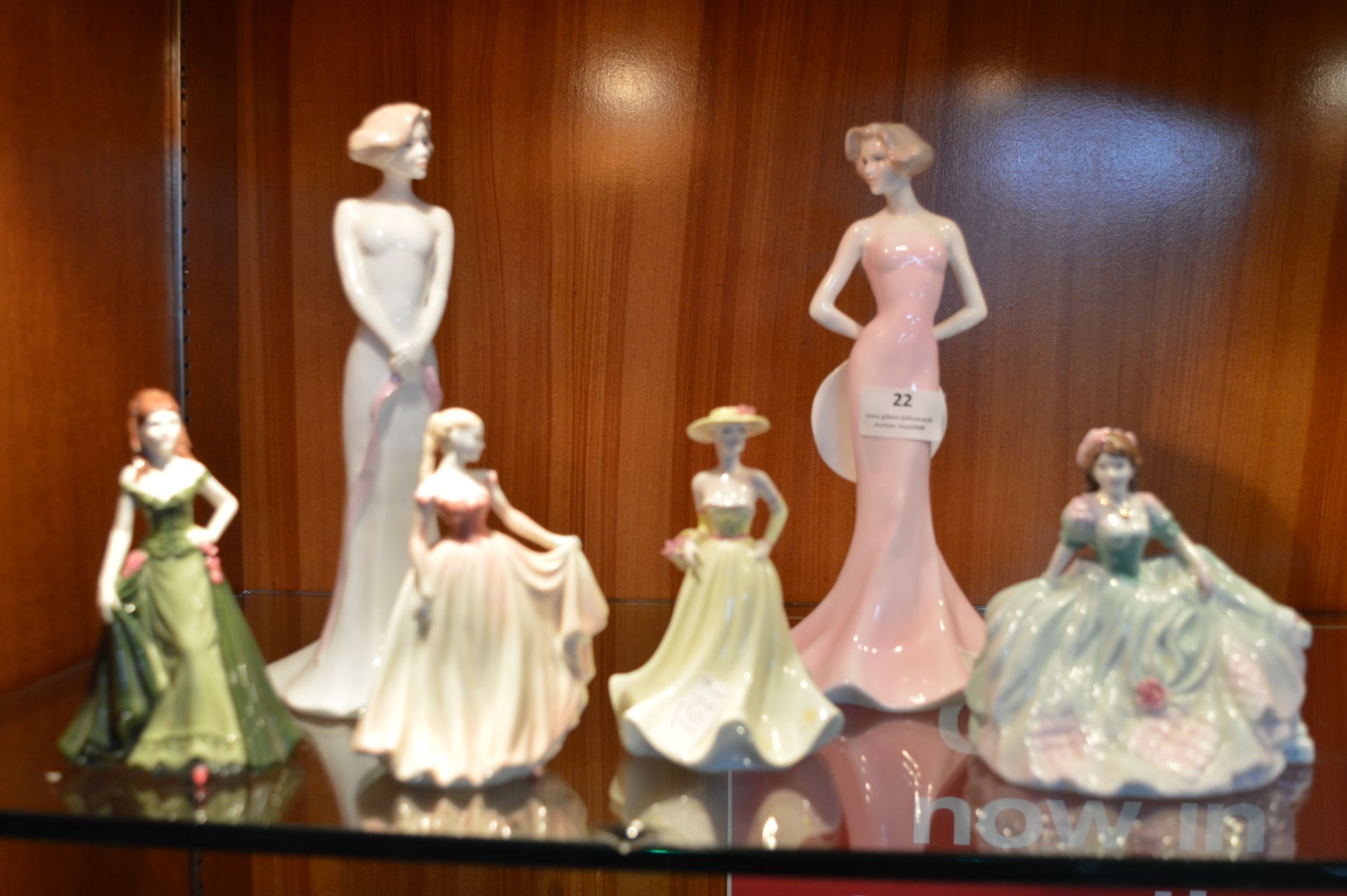 Six Coalport Figurines