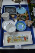 Pottery Collectibles; Wade Whimsies, Shelly Bowl,