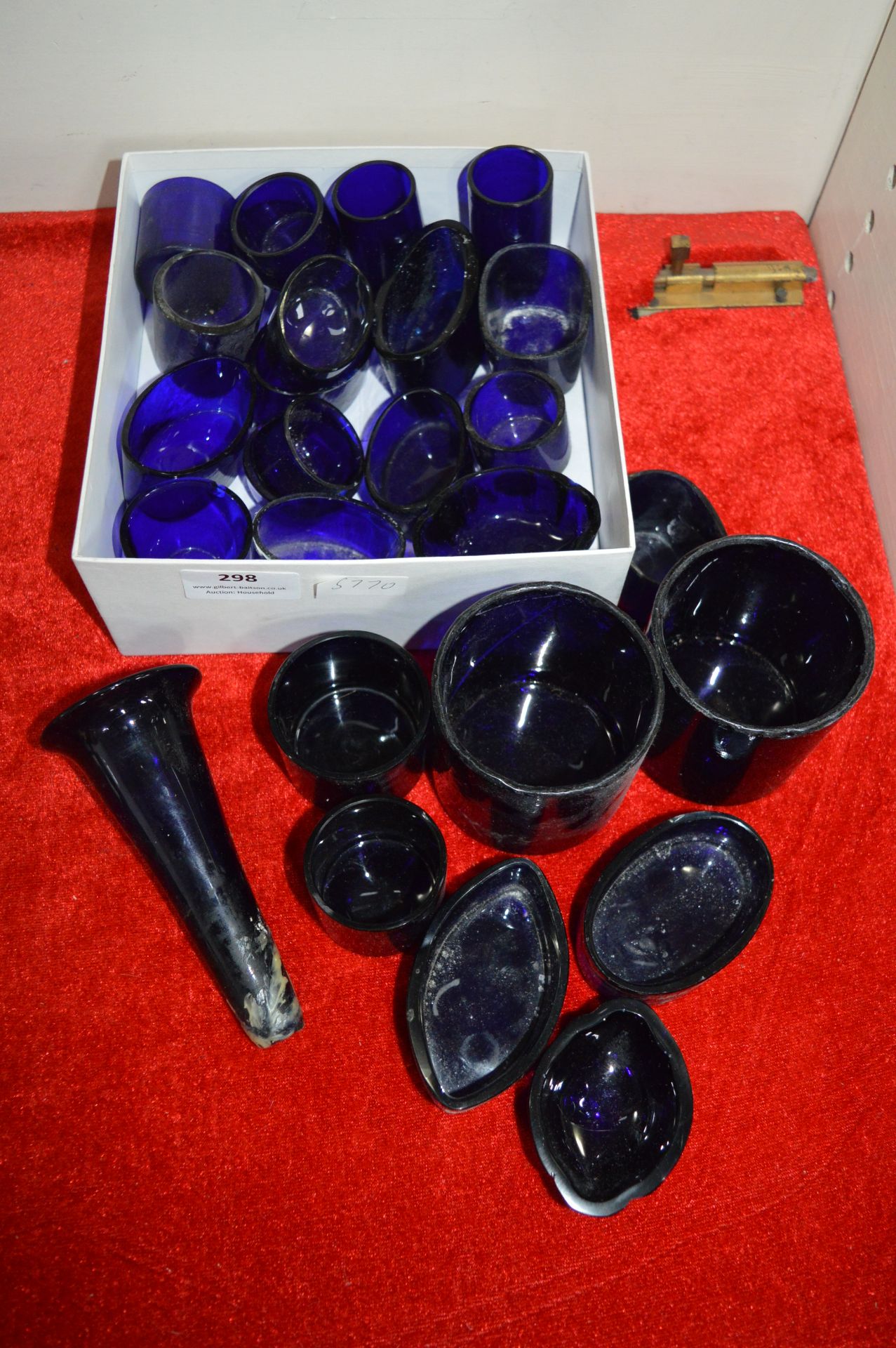 Blue Glass Vase Liners