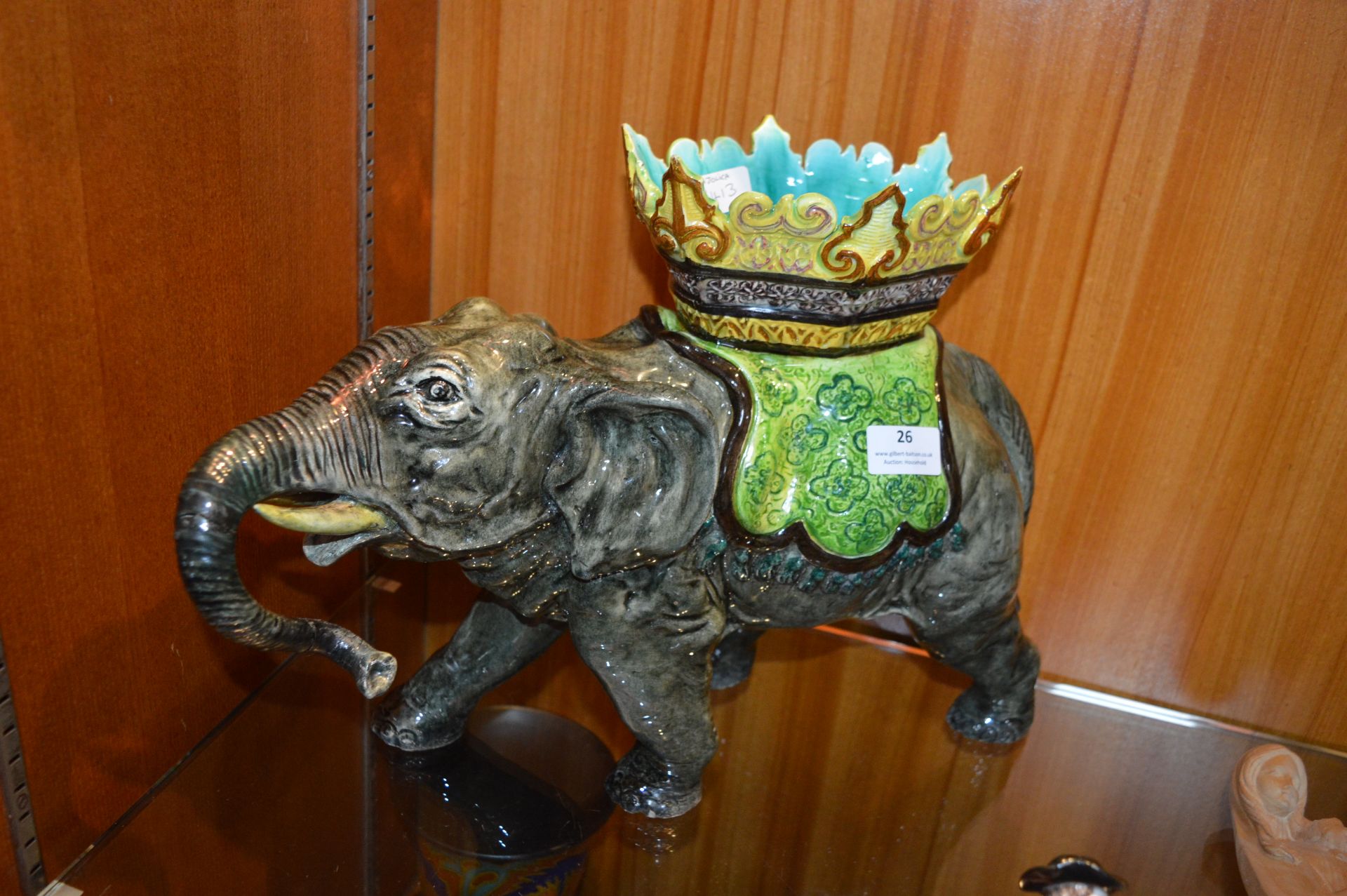 Majolica Elephant