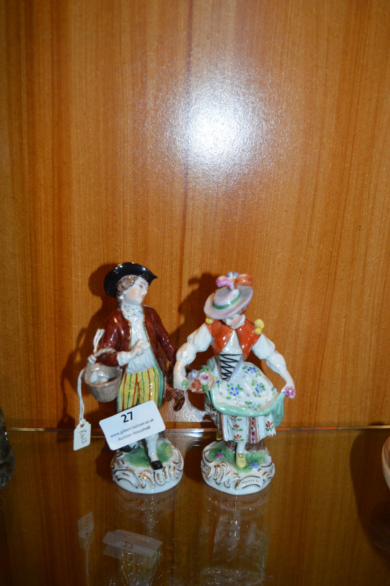 Pair of Dresden Figures