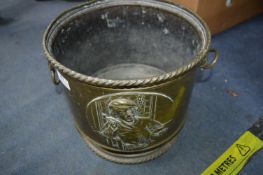 Brass Coal Bin