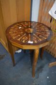 Inlaid Effect Decorative Side Table