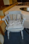 Shabby Chic Painted Captains Chair