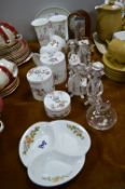 Aynsley and Wedgewood Pots, Vases, Ornaments, Cloc