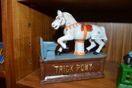 Trick Pony Cast Iron Money Box