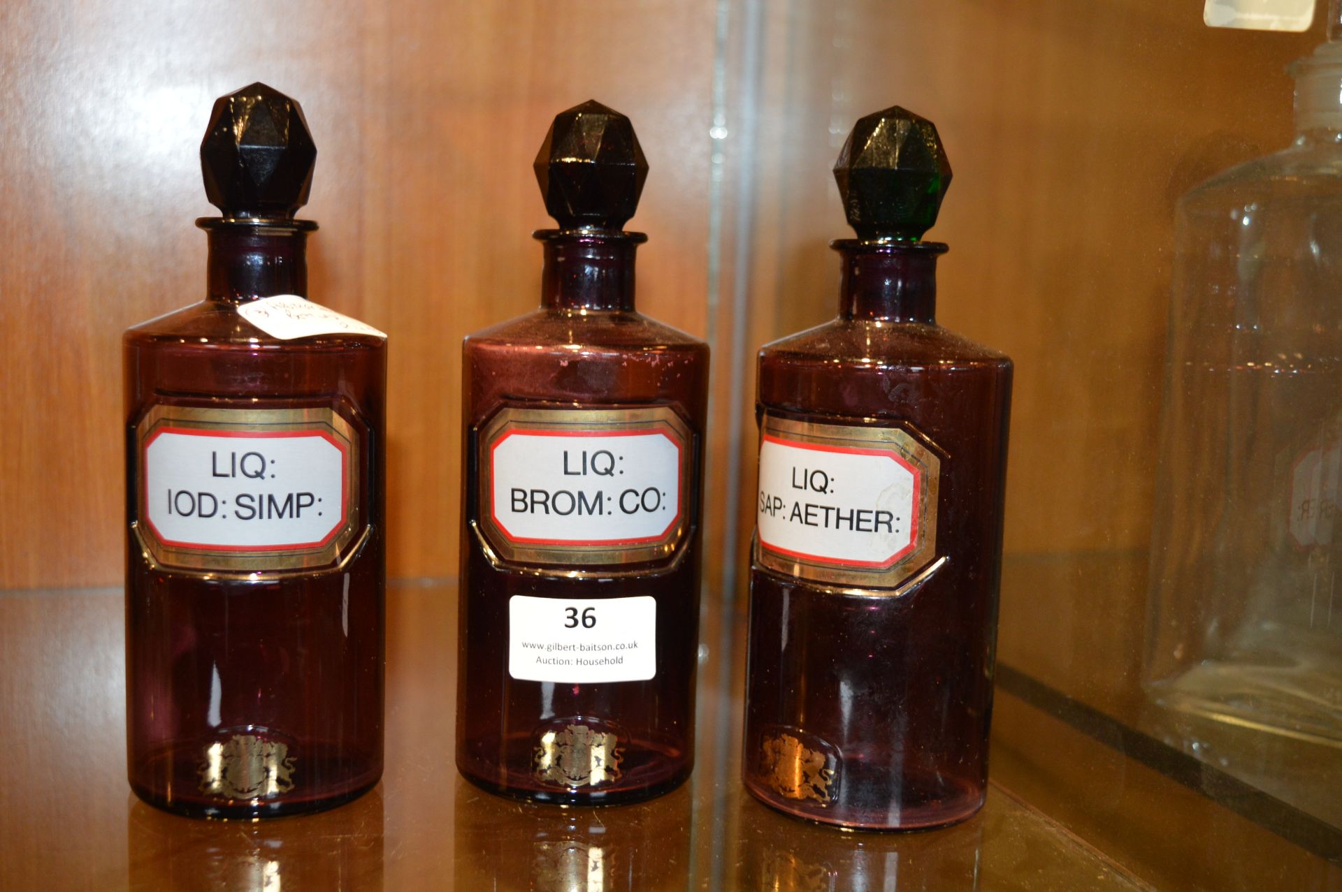 Three Apothecary Bottles - Royal Pharmaceutical Society