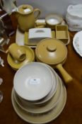 Twenty Eight Pieces of Vintage Denby Pottery; Plates, Casserole, Trays, etc.