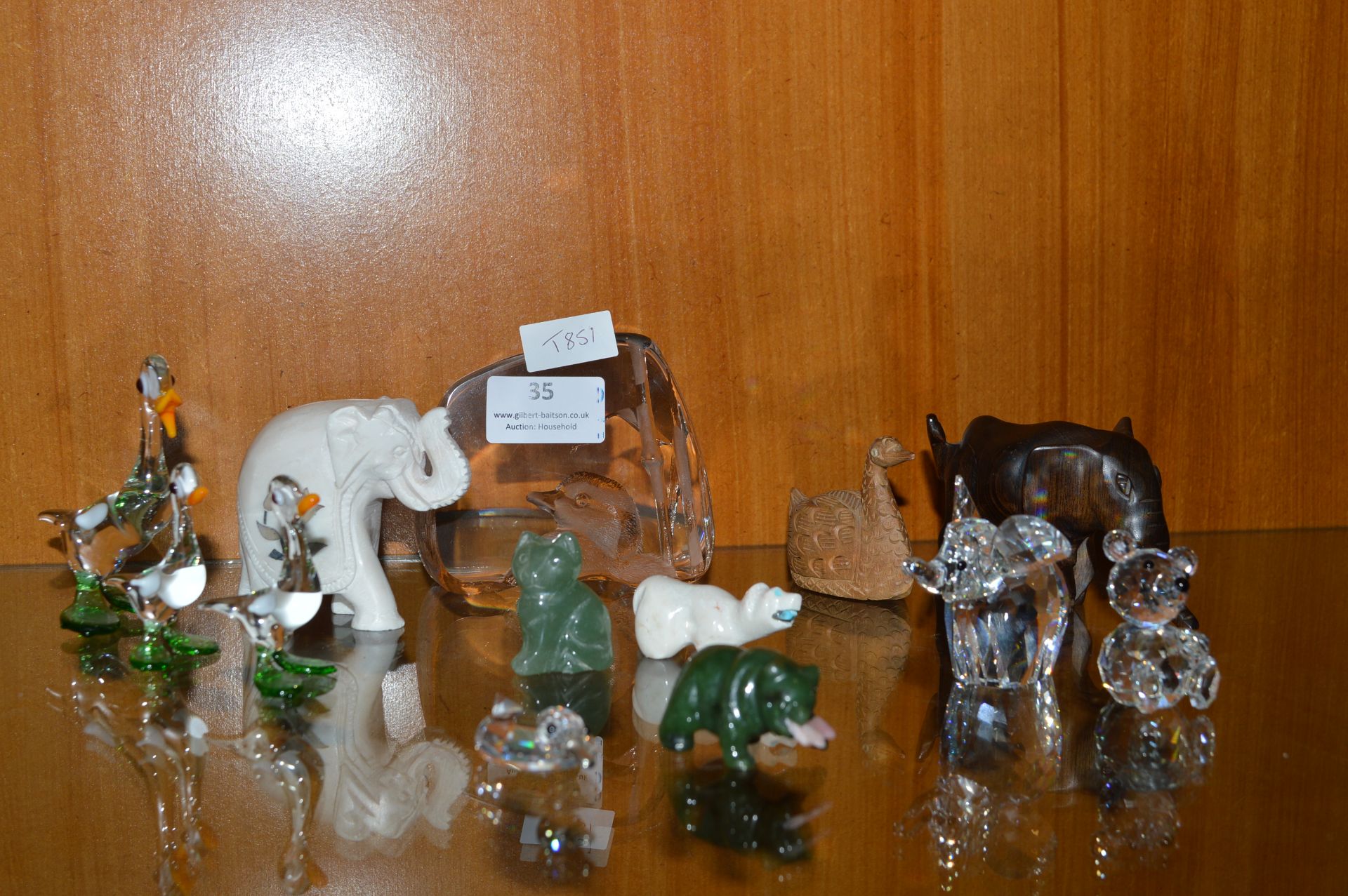 Animal Ornaments Including Swarovski Crystal Eleph