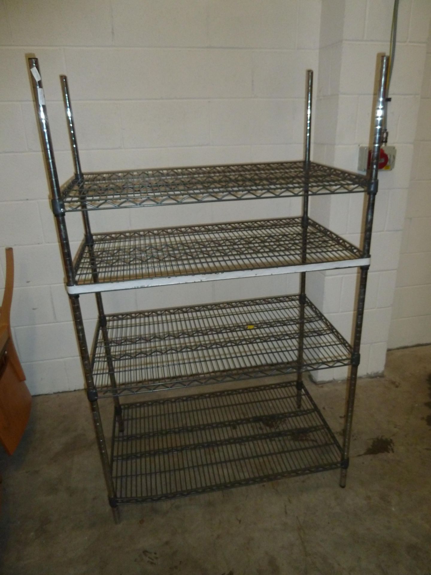 * Wire Racking - 4 shelf 1000w x 600d x 1650h