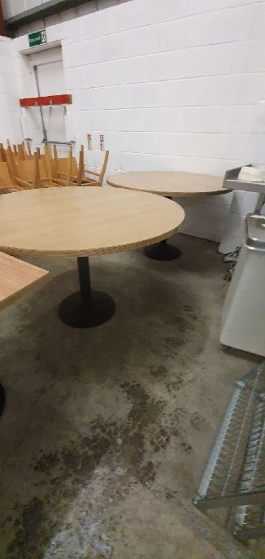 * 2 x large round tables 1200 diameter