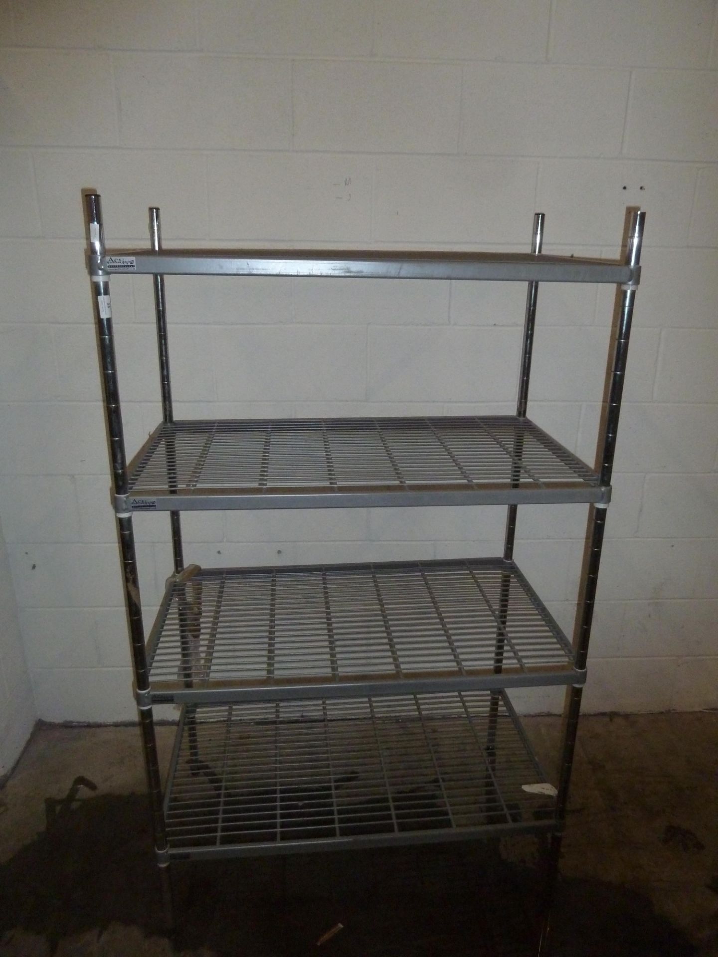 * Wire Racking - 4 shelf 1000w x 600d x 1700h