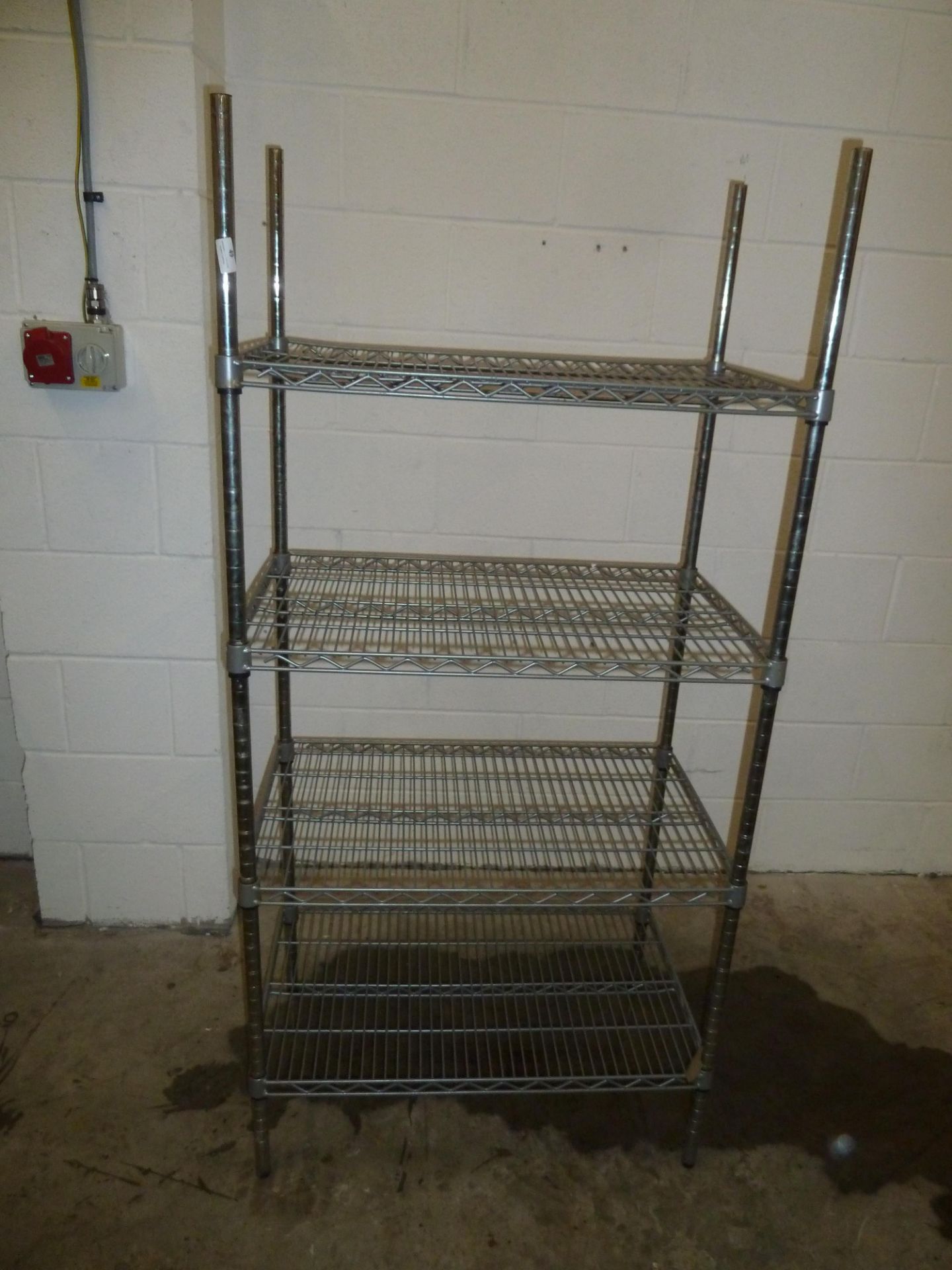 * Wire Racking - 4 shelf 800w x 500d x 1670h