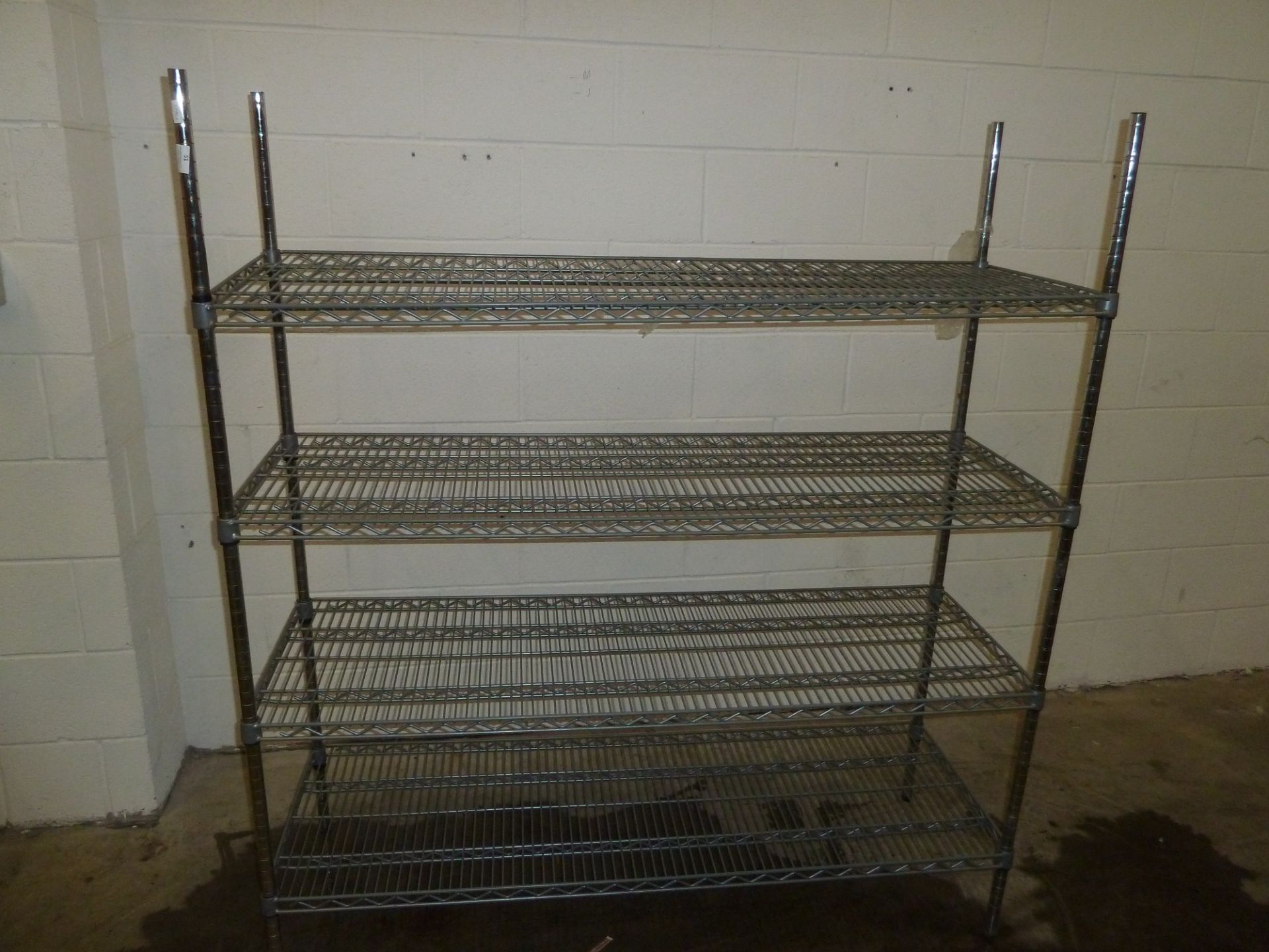 * Wire Racking - 4 shelf 1500w x 500d x 1670h