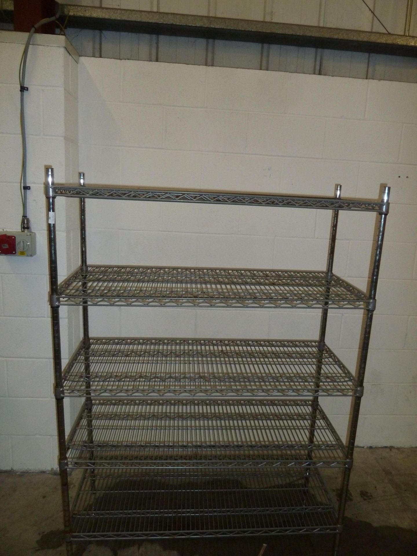 * Wire Racking - 5 shelf 1200w x 500d x 1660h