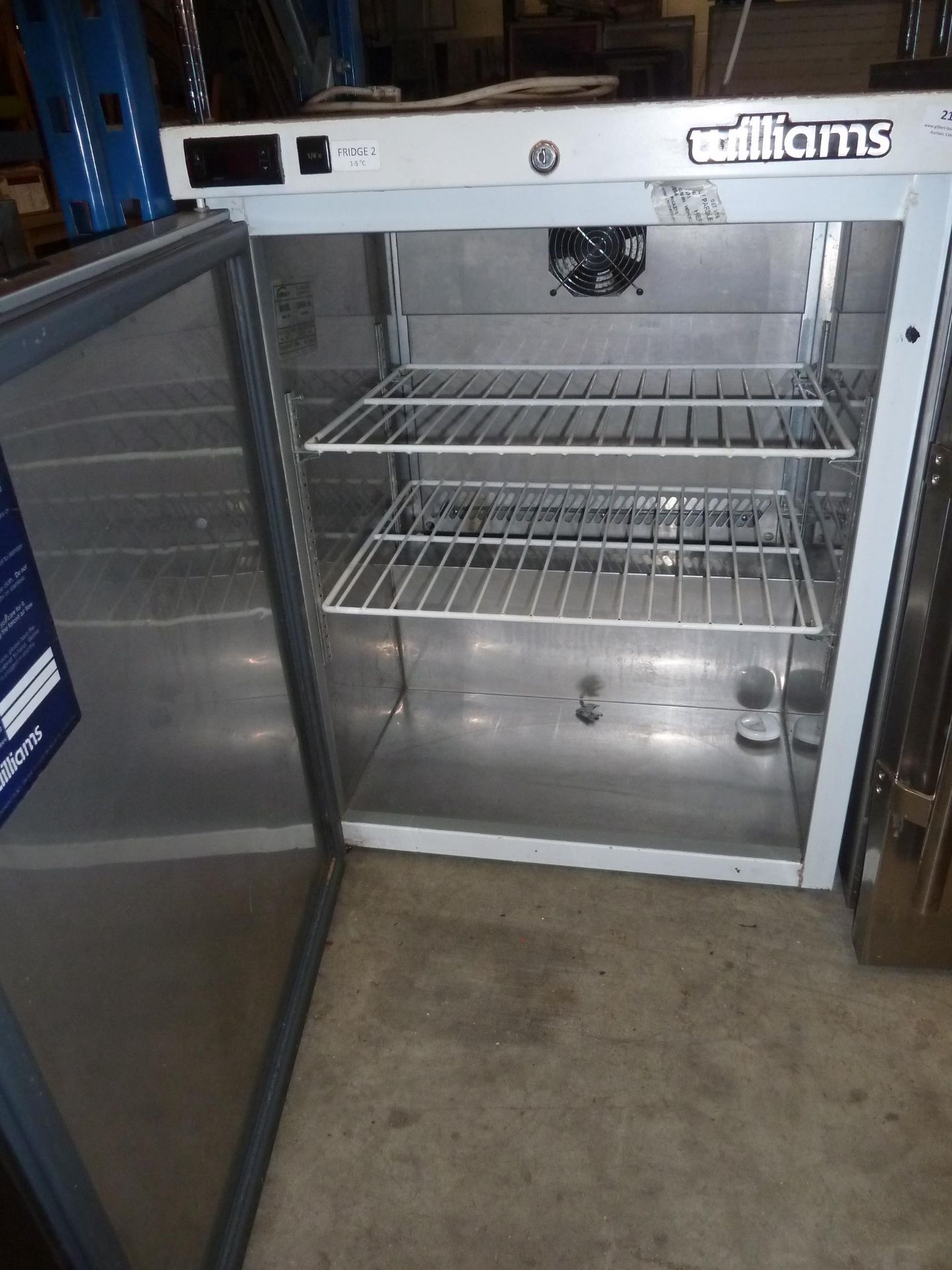 * Williams under counter fridge with S/S door. 600w x 600d x 800h - Image 2 of 3