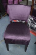 *Loretto Aubergine Memphis Catering Chair