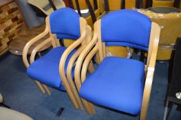 Four Bentwood Reception Chairs