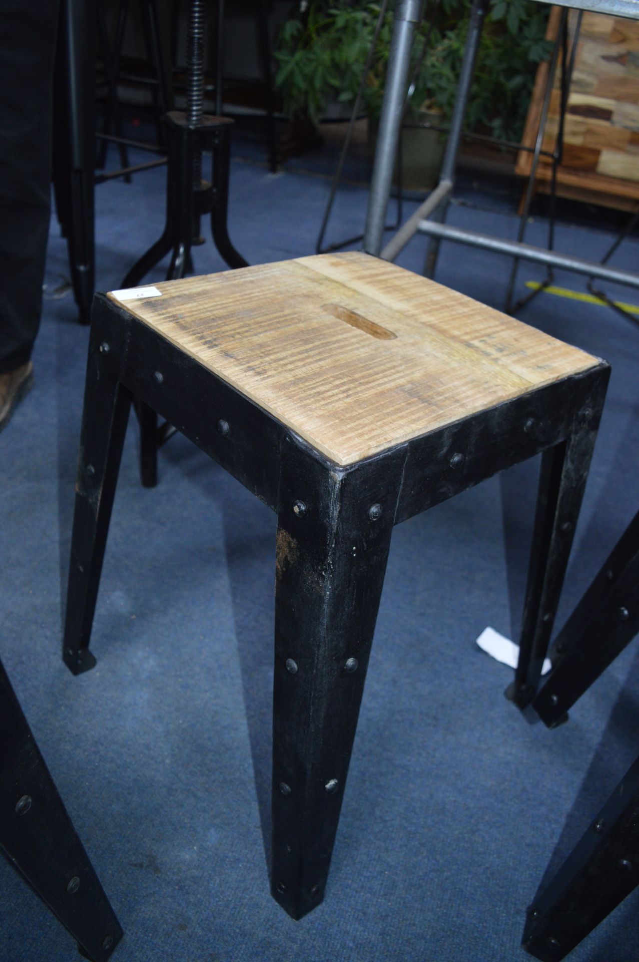 *Rivet Low Stool