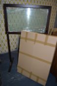 *Floor Standing Walnut Framed Screen (in box)