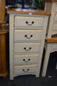 Painted Chest of Five Drawers