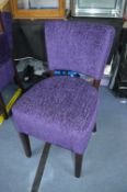 *Juno Purple Memphis Catering Chair