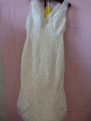 *Christine Dando Size: 12 Ivory Wedding Dress