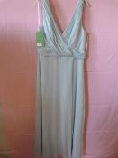 *Jenny Packham Size: 16 Moring Sky Bridesmaid Dres