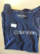 *Calvin Klein Size: S Navy Pajama Top